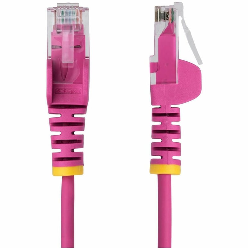 SLIM CAT6 CABLE PINK LSZH SLIM SNAGLESS RJ45 UTP PATCH CABLE