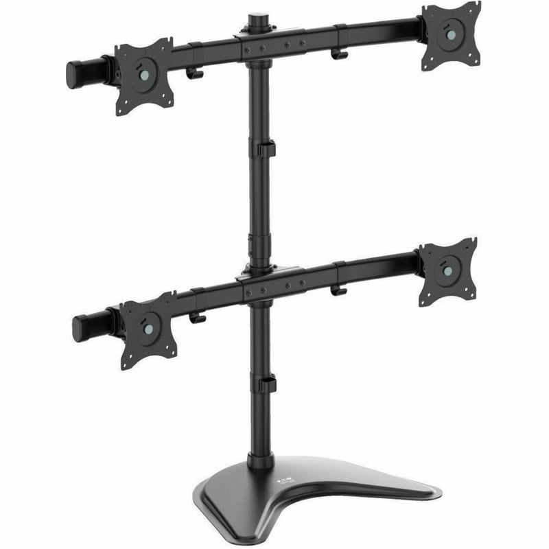 Tripp Lite by Eaton TV Desk Mount Monitor Stand Quad-Display Swivel Tilt for 13-27in Flat Screen Displays - Thumbnail 1