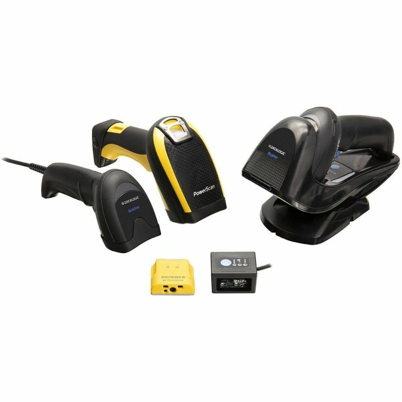 DATALOGIC POWERSCAN PM9501, 910 MHZ, DIRECT PART MARKING EVO, REMOVABLE BATTERY - Thumbnail 1