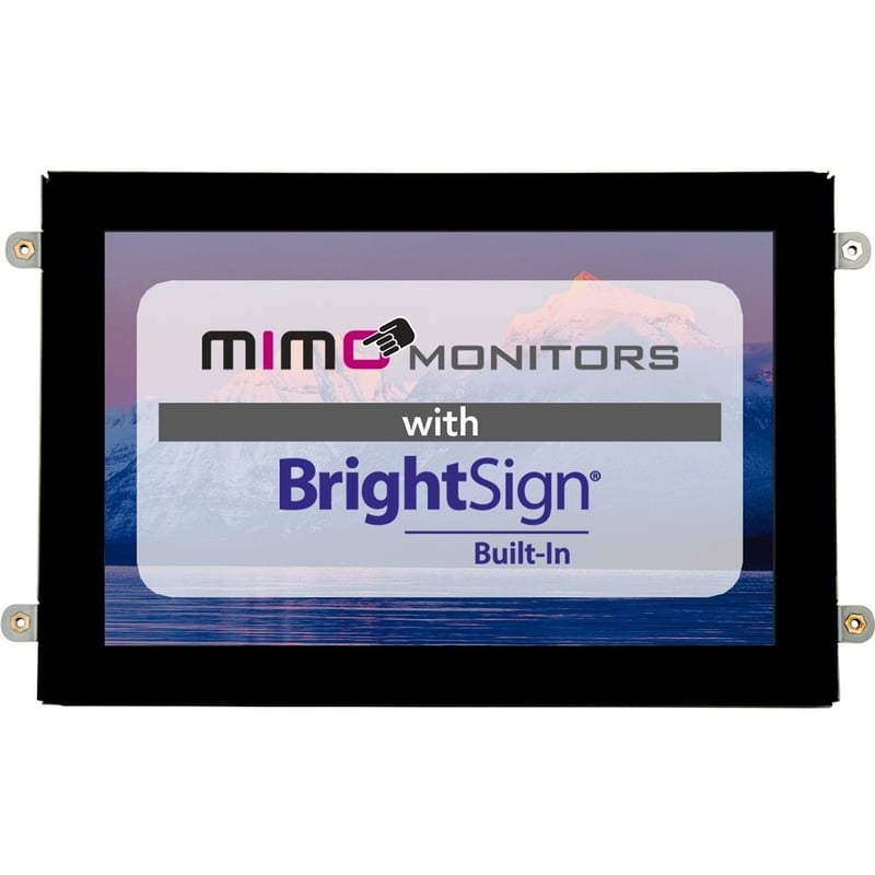 Mimo Monitors 10.1" Open Frame Display with BrightSign Built-In and Capacitive Touch - Thumbnail 3