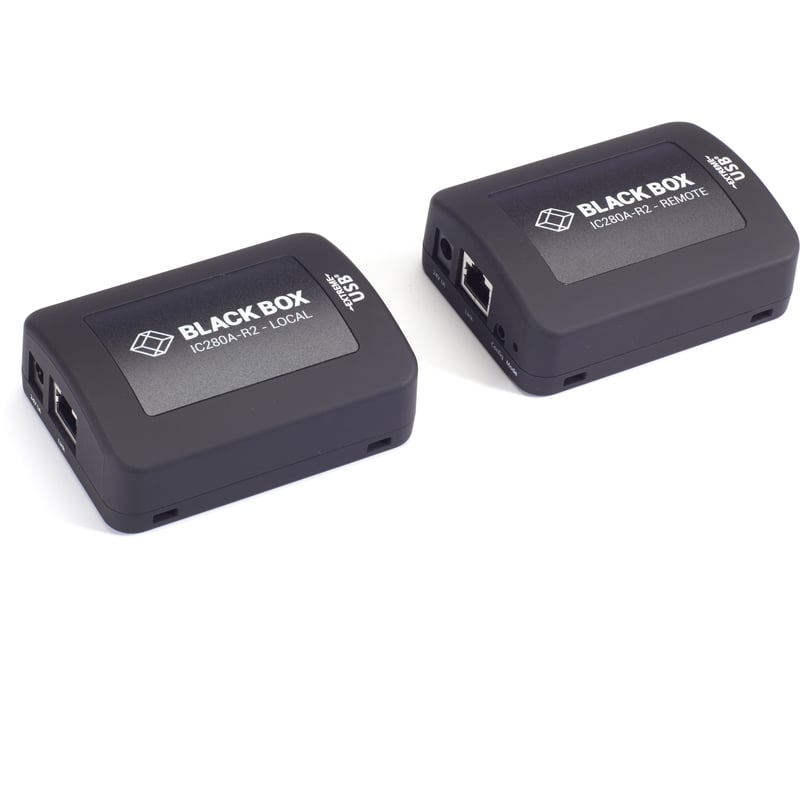 Black Box USB 2.0 Extender - CAT5, 1-Port - Thumbnail 1
