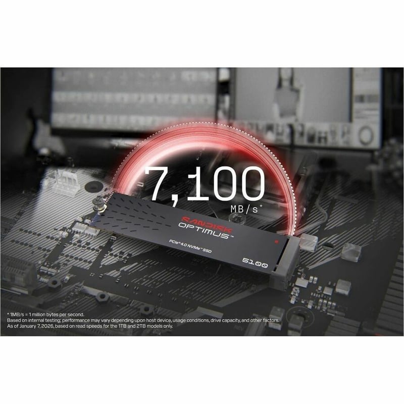 SANDISK OPTIMUS 5100 PCIE 2TB M2 - Thumbnail 5