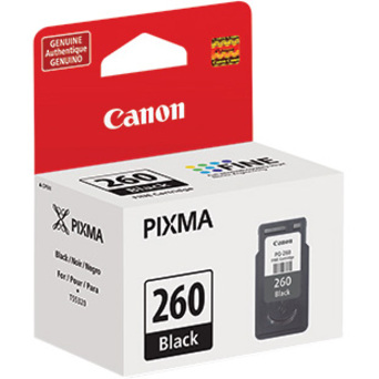 Canon PG-260 Original Inkjet Ink Cartridge - Black - 1 Pack - Thumbnail 2