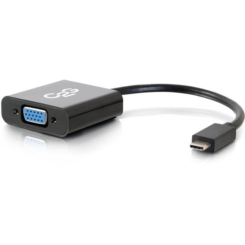 C2G USB C to VGA Video Adapter Converter - USB 3.1 - 1080p - M/F - Thumbnail 1