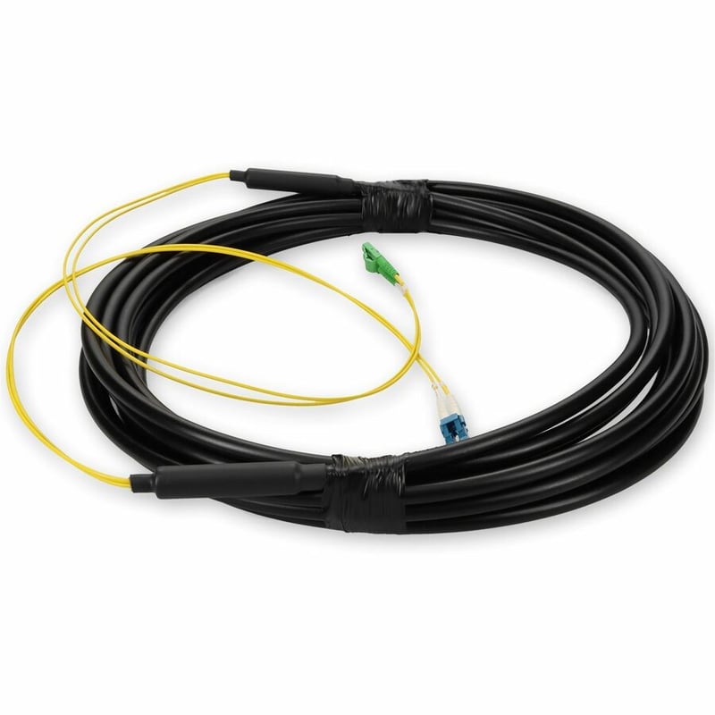 AddOn 3m ALC to LC Black OS2 Simplex OFNR (Riser-Rated) SMF Fiber Outdoor Patch Cable - Thumbnail 2