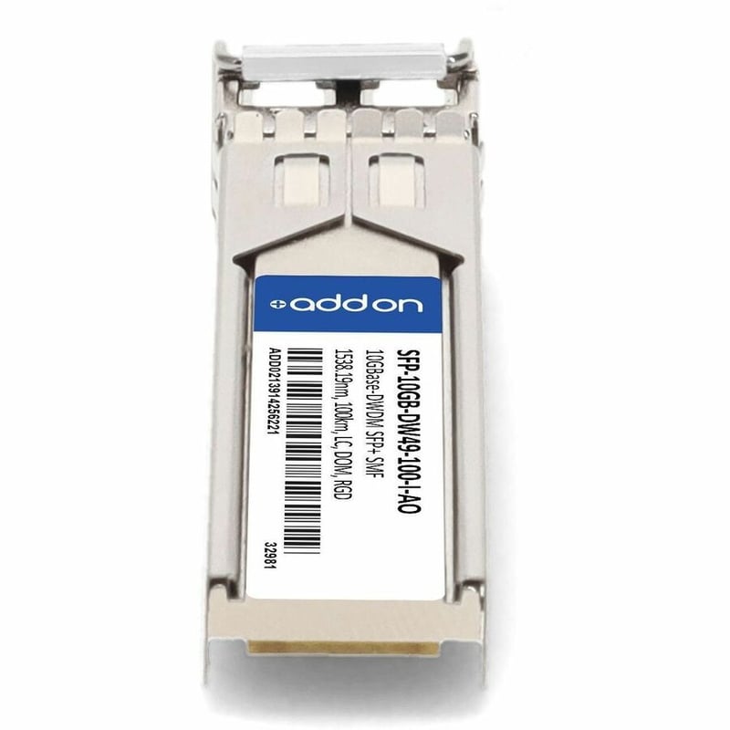 AddOn MSA and TAA 10GBase-DWDM SFP+ Transceiver C-Band 100GHz (SMF, 1538.19nm, 100km, LC, DOM, -40 to 85C) - Thumbnail 4