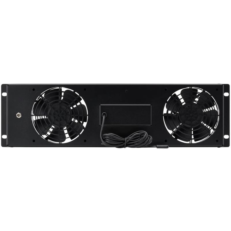 Tripp Lite by Eaton 3U Digital Temperature Sensor with 2 12VDC High-Performance Fans Blanking Panel LCD - Thumbnail 2