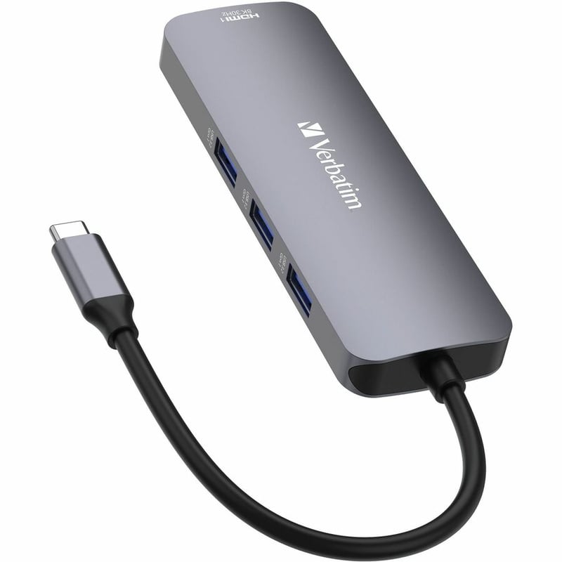 Verbatim USB-C Pro Multiport Hub CMH 08 - 8 Ports - Thumbnail 2