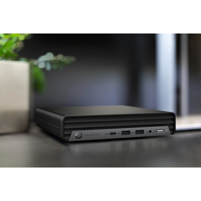 HP Business Desktop ProDesk 400 G6 Desktop Computer - Intel Core i3 10th Gen i3-10300T Hexa-core (6 Core) 3 GHz - 8 GB RAM DDR4 SDRAM - 256 GB M.2 PCI Express NVMe SSD - Desktop Mini - Thumbnail 2