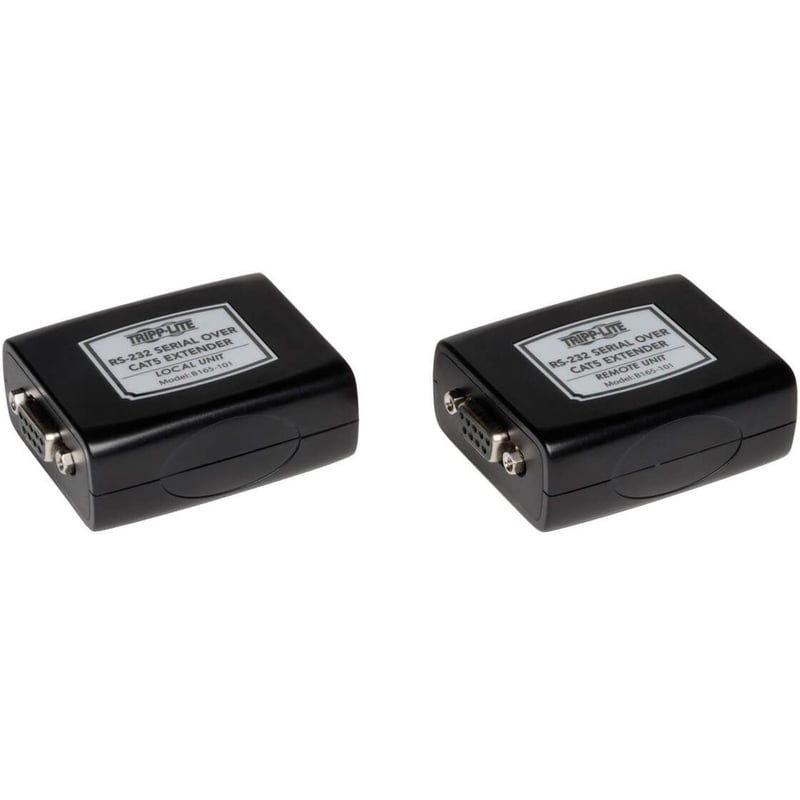 Tripp Lite by Eaton Serial over Cat5/Cat6 RS232 Extender Transmitter and Receiver Up to 3280 ft. (999.74 m) TAA
