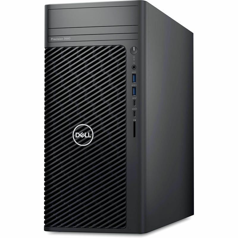 Dell Precision 3000 3680 Workstation - Core i7 14th Gen i7-14700 - vPro Technology - 16 GB - 512 GB SSD - Tower - Black - Thumbnail 1