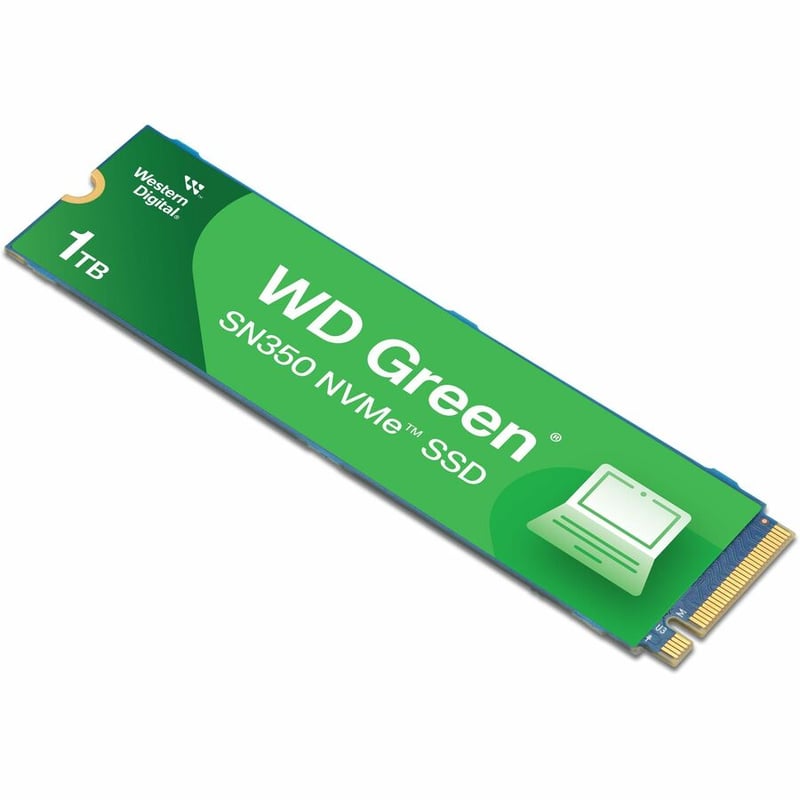 WD Green SN350 WDS100T3G0C 1TB Solid State Drive - M.2 2280 Internal - PCI Express NVMe (PCI Express NVMe 3.0 x4) - Thumbnail 3