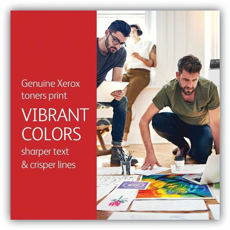 Xerox Original Standard Yield Laser Toner Cartridge - Cyan - 1 Pack - Thumbnail 4