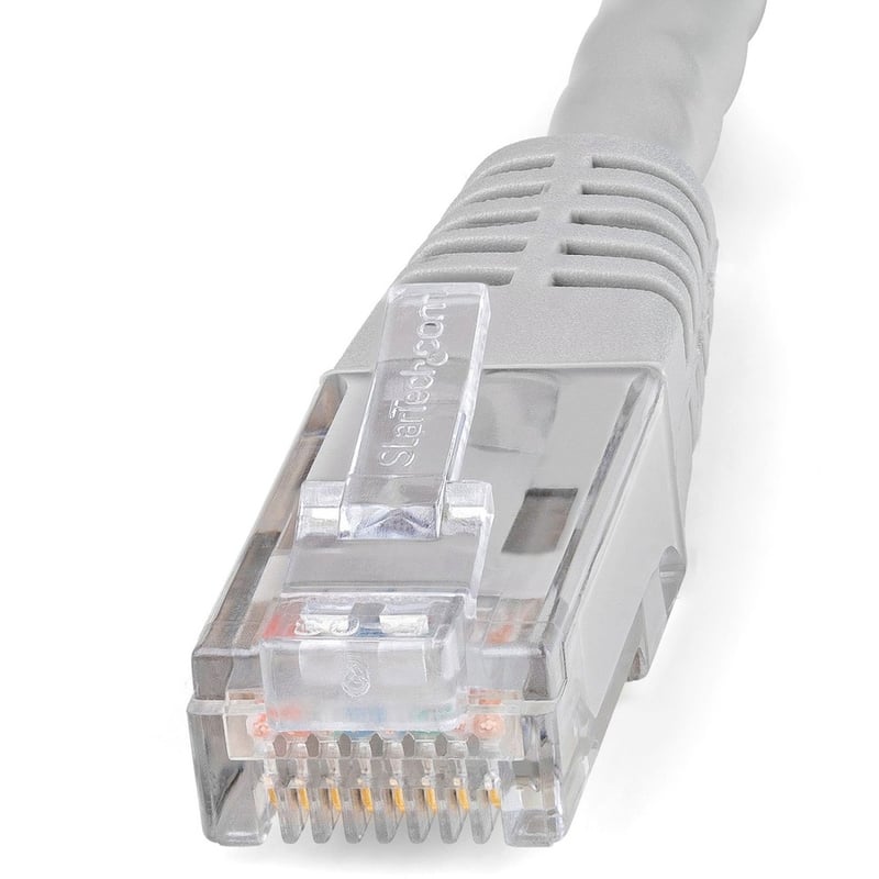 StarTech.com 35ft CAT6 Ethernet Cable - Gray Molded Gigabit - 100W PoE UTP 650MHz - Category 6 Patch Cord UL Certified Wiring/TIA - Thumbnail 2