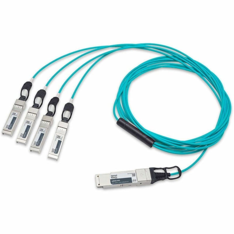 Approved Networks 40G QSFP+ AOC Cable (QSFP+ to 4 x SFP+) Breakout