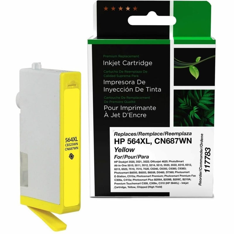 Clover Imaging Remanufactured High Yield Yellow Ink Cartridge for HP 564XL (CB325WN/CN687WN) - Thumbnail 1