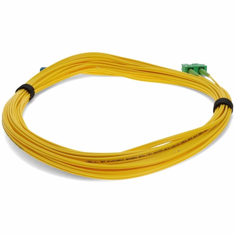 AddOn 20m ASC (Male) to LC (Male) Yellow OS2 Duplex Fiber OFNR (Riser-Rated) Patch Cable - Thumbnail 4