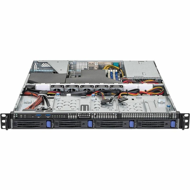 ASROCK RACK 1U4LW-X570/2L2T RPSU 1U RACKMOUNT SERVER BAREBONE AMD AM4 RYZEN PGA - Thumbnail 3
