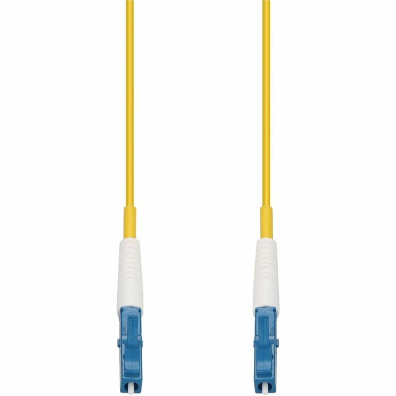 AddOn 80m LC to LC Yellow OS2 Simplex OFNP (Plenum-Rated) SMF Fiber Patch Cable - Thumbnail 1