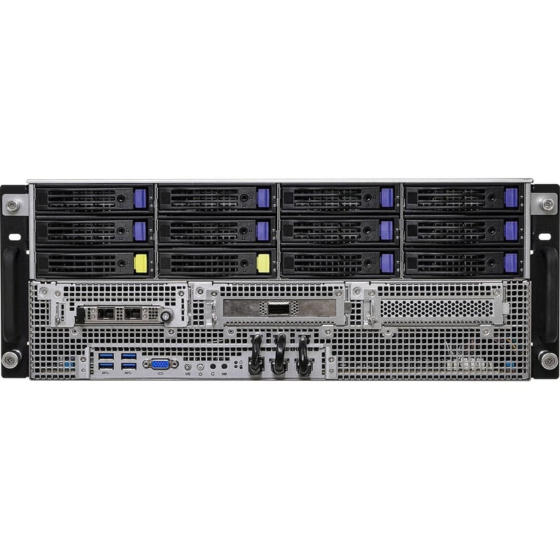 ASROCK RACK 4U8G-ROME2/2T 4U RACKMOUNT SERVER BAREBONE AMD EPYC 7003 AND 7002 SE - Thumbnail 2