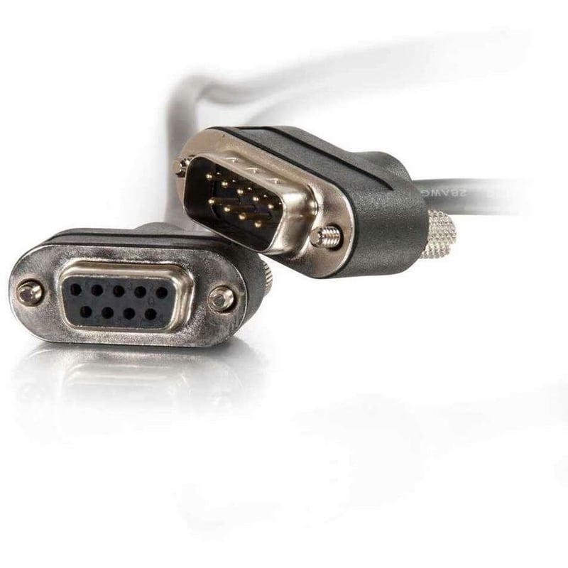 C2G 10ft CMG-Rated DB9 Low Profile Null Modem M-F - Thumbnail 2