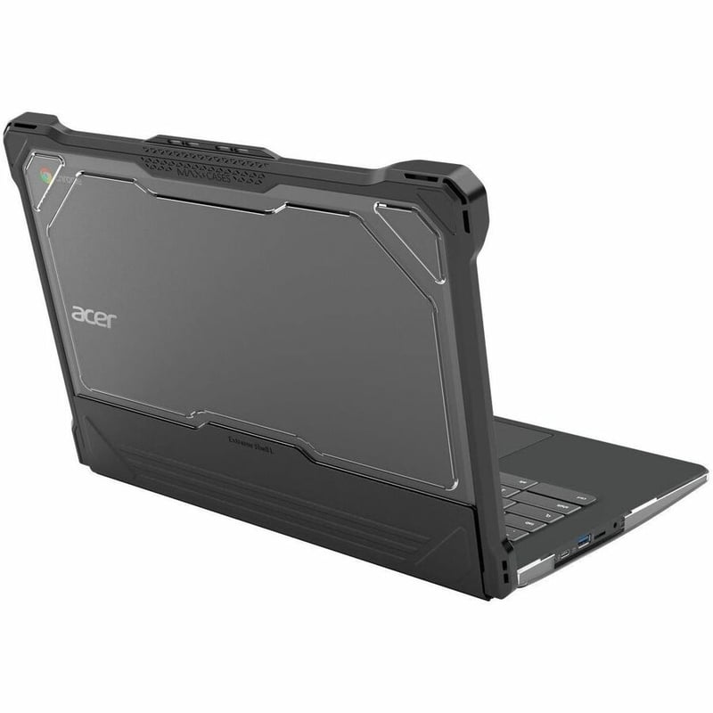 MAXCases, Chromebook cases, 11, 11 inches, dirt-resistant, shock absorption, durability guaranteed, Acer C741L, custom color, black - Thumbnail 3