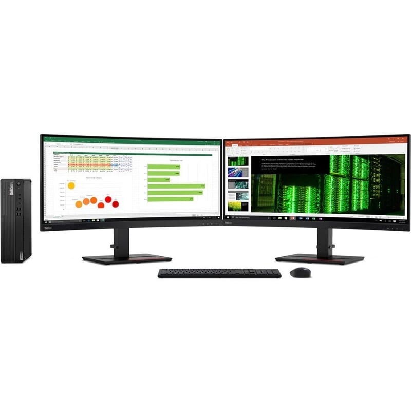 Lenovo ThinkCentre M80s 11CU001BUS Desktop Computer - Intel Core i7 10th Gen i7-10700 Octa-core (8 Core) 2.90 GHz - 16 GB RAM DDR4 SDRAM - 512 GB SSD - Small Form Factor - Black - Thumbnail 5