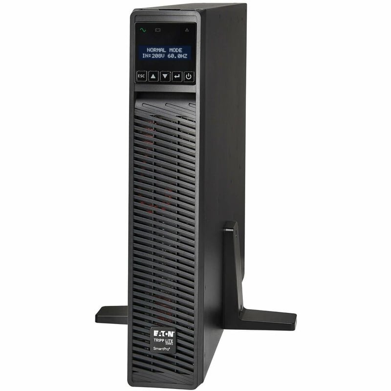 Eaton Tripp Lite Series SmartPro 3000VA 3000W 208V Line-Interactive Sine Wave UPS - 10 Outlets, Extended Run, Network Card Option, LCD, USB, DB9, 2U Rack/Tower Battery Backup - Thumbnail 2