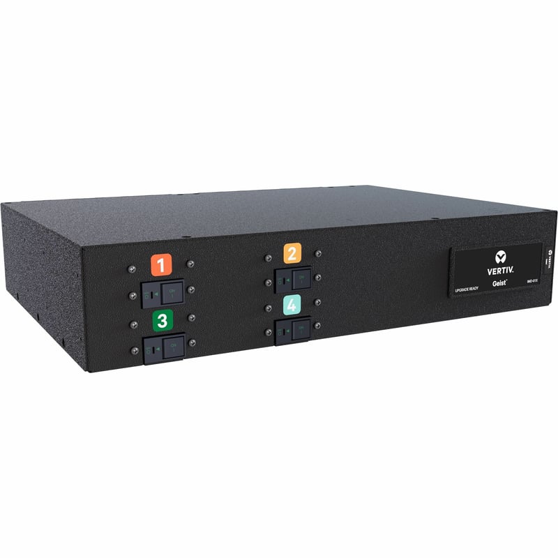 Vertiv PowerIT VP1U62A0 Basic High Density rPDU, Horizontal, Single Phase, 24 Combination C13/C19 Outlets, 60/63A, 240V, 2U - Thumbnail 1