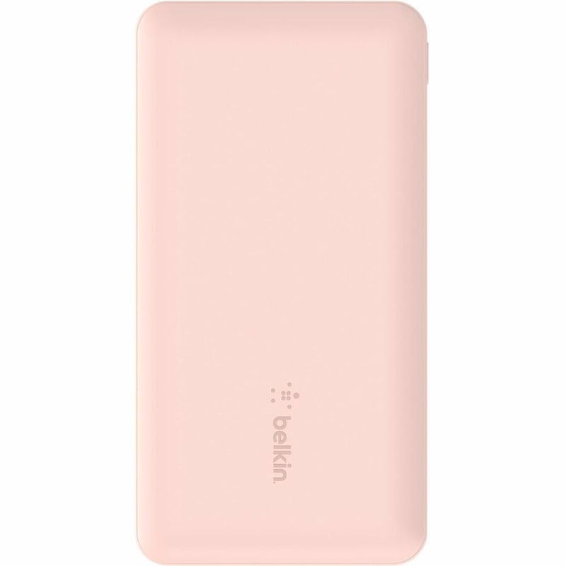 10K POWER BANK, USB-A & C 15W, ROSE GOLD - Thumbnail 2