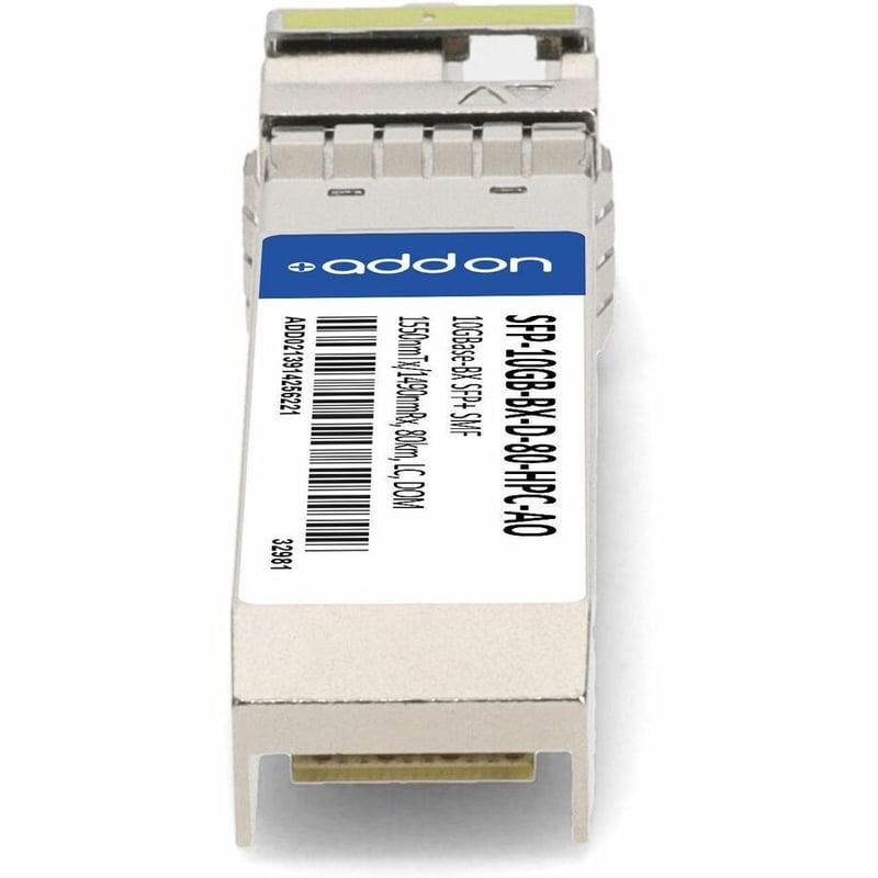 HP COMP SMF SFP+ XCVR 80KM TAA 10G-BX LC 1550NMTX/1490NMRX - Thumbnail 4
