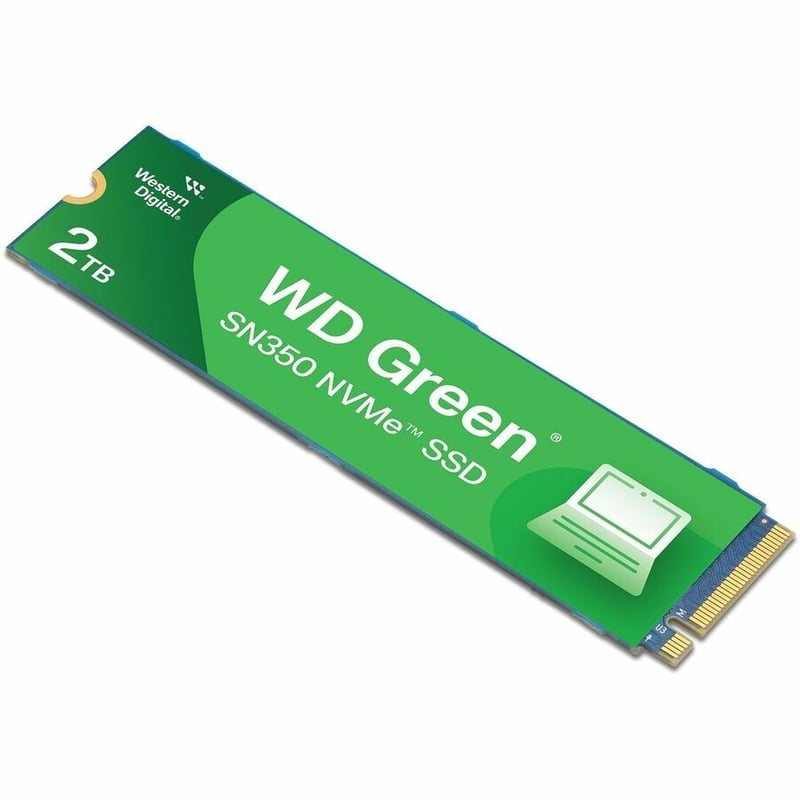 WD Green SN350 WDS200T3G0C 2TB Solid State Drive - M.2 2280 Internal - PCI Express NVMe - Thumbnail 3