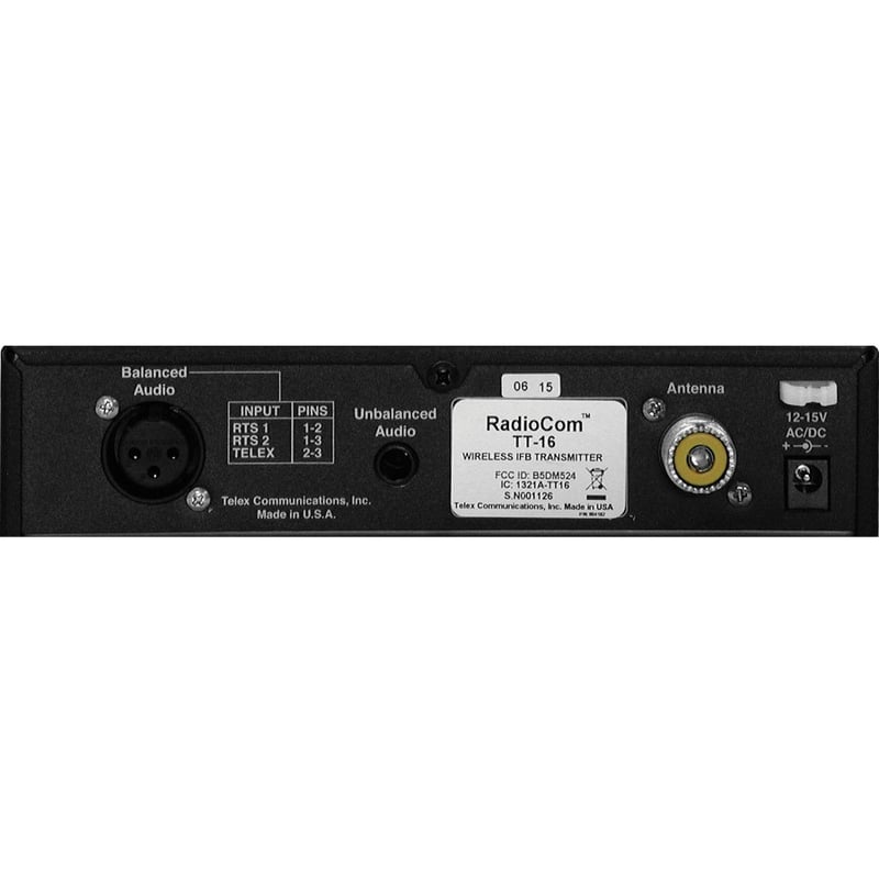 16 CHANNEL SYNTHESIZED WIRELESS IFB - Thumbnail 2
