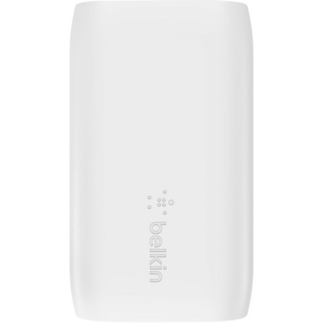 Belkin 37W Portable Dual Port USB-C Wall Charger - 1xUSB-A (12W), 1xUSB-C (30W) - Fast Charging - Power Adapter - White - Thumbnail 1