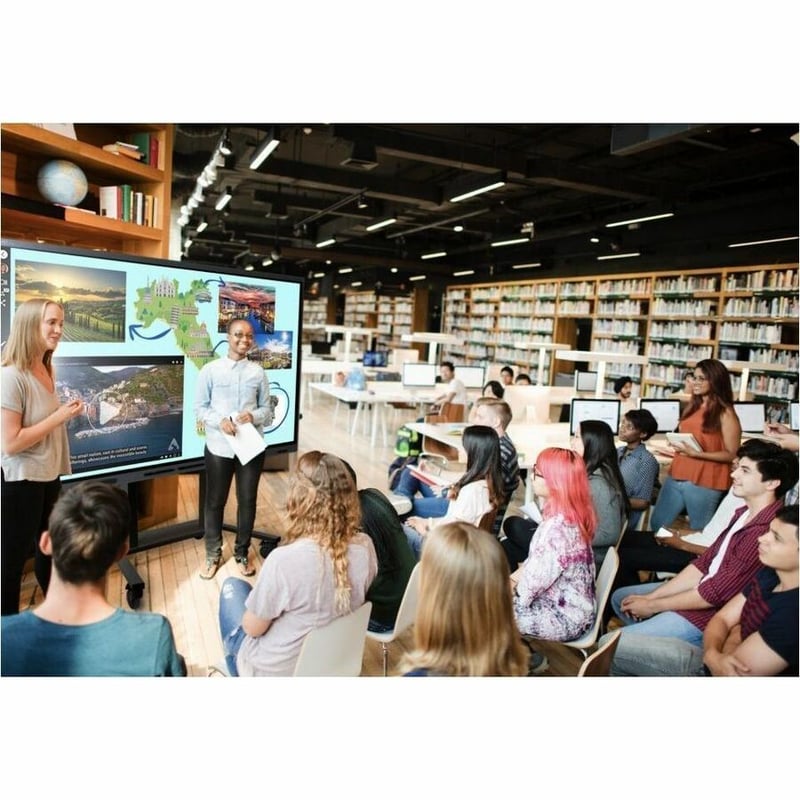 SMART BOARD T086 PRO INTERACTIVE DISPLAY QLED NO - Thumbnail 3