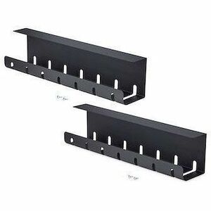 UNDER DESK CABLE MANAGEMENT - SLOTTED STYLE CABLE ORGANIZER TRAY - Thumbnail 1