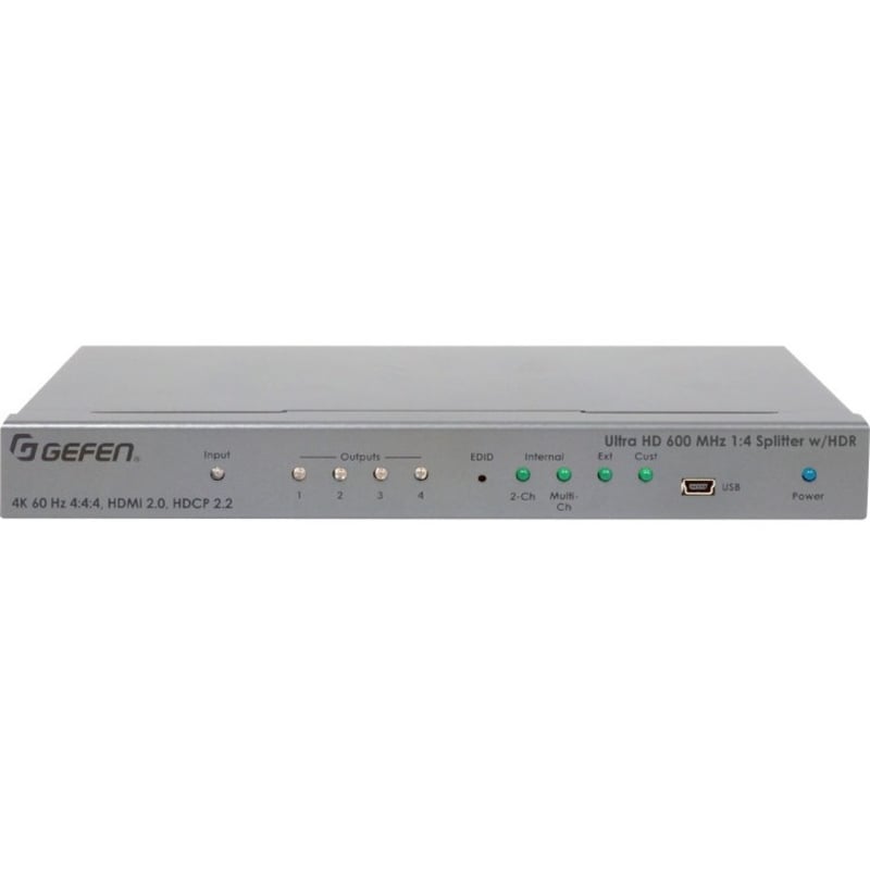 Gefen Ultra HD 600 MHz 1:4 Splitter for HDMI w/ HDR - Thumbnail 2