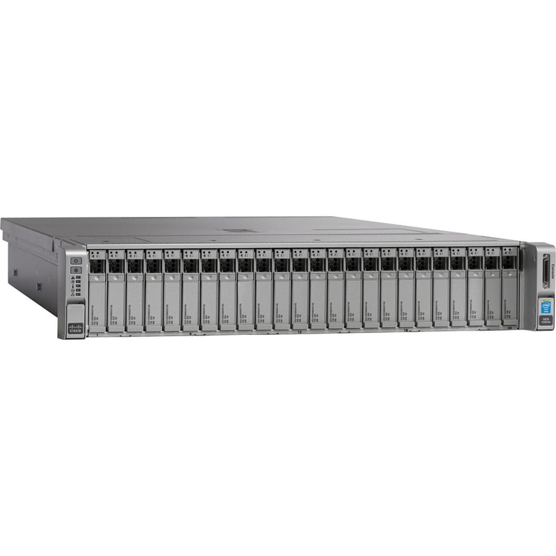 Cisco C240 M4 2U Rack Server - 2 Xeon E5-2620 v3 2.40 GHz - 16 GB RAM - 12Gb/s SAS, Serial Attached SCSI (SAS), Serial ATA Controller - Thumbnail 2