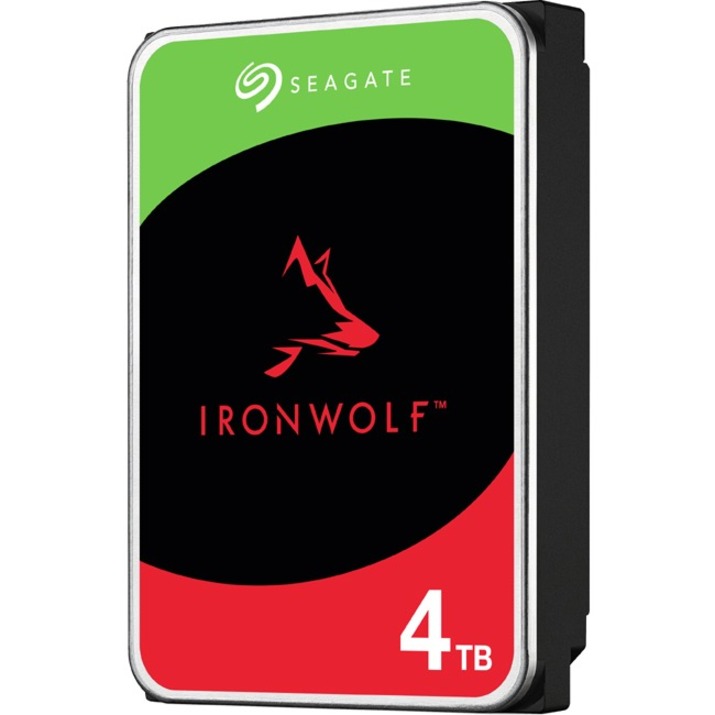 Seagate IronWolf ST4000VN006 4 TB Hard Drive - 3.5" Internal - SATA (SATA/600) - Conventional Magnetic Recording (CMR) Method - Thumbnail 3