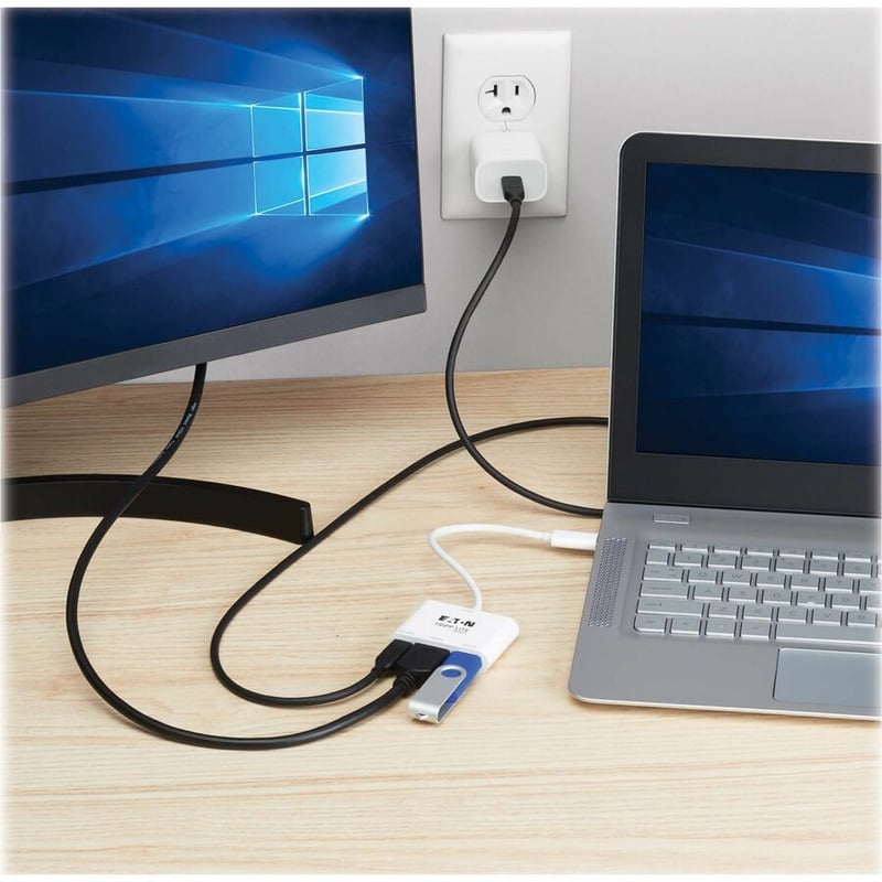 USB C MULTIPORT ADAPTER 4K60HZ HDMI  USB-A/C HUB 140W CHARGING