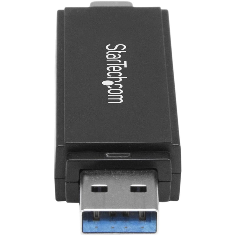 StarTech.com USB 3.0 Memory Card Reader for SD and microSD Cards - USB-C and USB-A - Portable USB SD and microSD Card Reader - Thumbnail 4