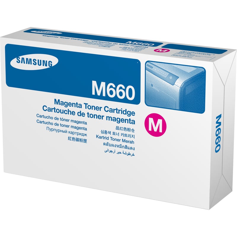 HP CLP-M660B High Yield Laser Toner Cartridge - Magenta - 1 Piece - Thumbnail 2
