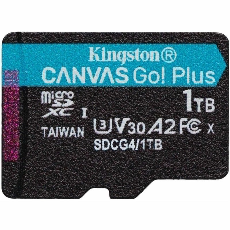 1TB MICROSDXC CANVAS GO PLUS GEN4 200R A2 U3 SINGLE PACK W/O ADP - Thumbnail 1