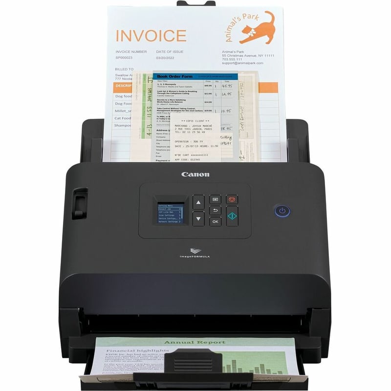 Canon imageFORMULA DR-S250N Sheetfed Scanner - 600 dpi Optical - Thumbnail 3