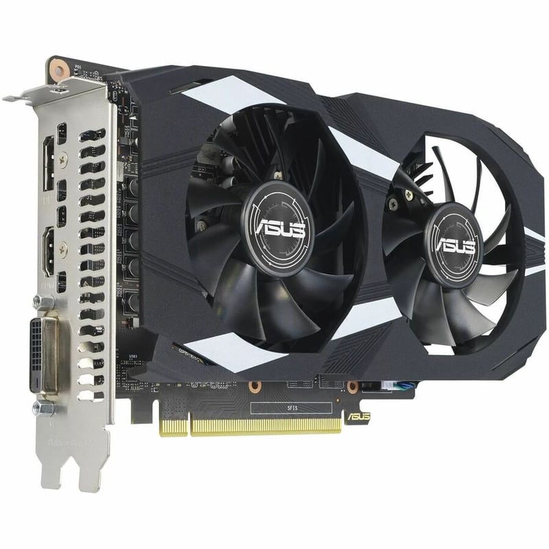 Asus NVIDIA GeForce GTX 1650 Graphic Card - 4 GB GDDR6 - Thumbnail 4