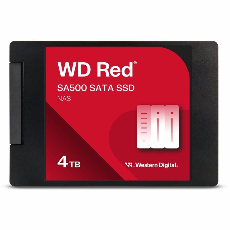 WD 4TB RED SA500 NAS 3D NAND INTERNAL SSD SSD SATA III 6 GBS - Thumbnail 1