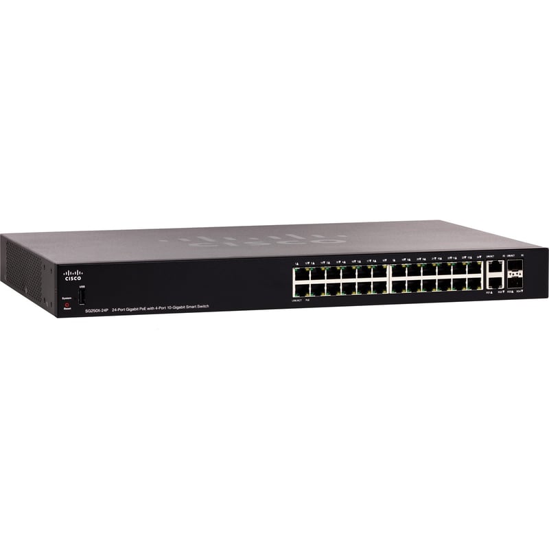 SG250X-24P24-PRTGBPOESMRTSWITCH W/10GUPLINKS REMANUFACTURED