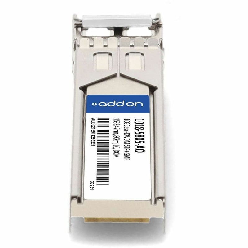 AddOn Optelian® 1018-5805 Compatible TAA 10GBase-DWDM SFP+ Transceiver C-Band 100GHz (SMF, 1533.47nm, 80km, LC, DOM) - Thumbnail 4