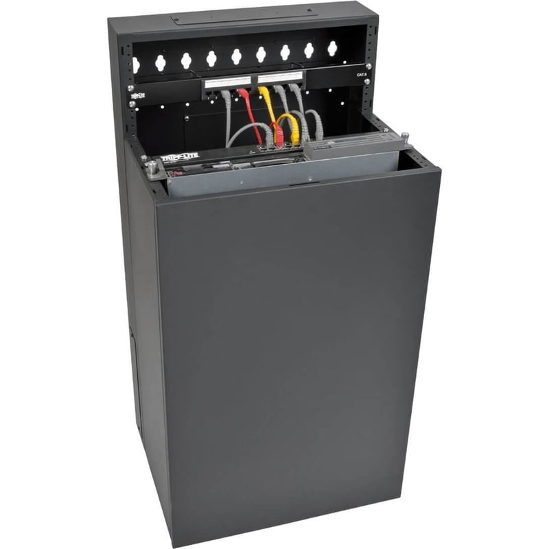 Tripp Lite by Eaton SmartRack 16U Low-Profile Vertical-Mount Wall-Mount Half-Height Server Rack Enclosure - Thumbnail 4