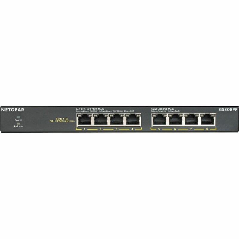 Netgear GS308PP Ethernet Switch - Thumbnail 5